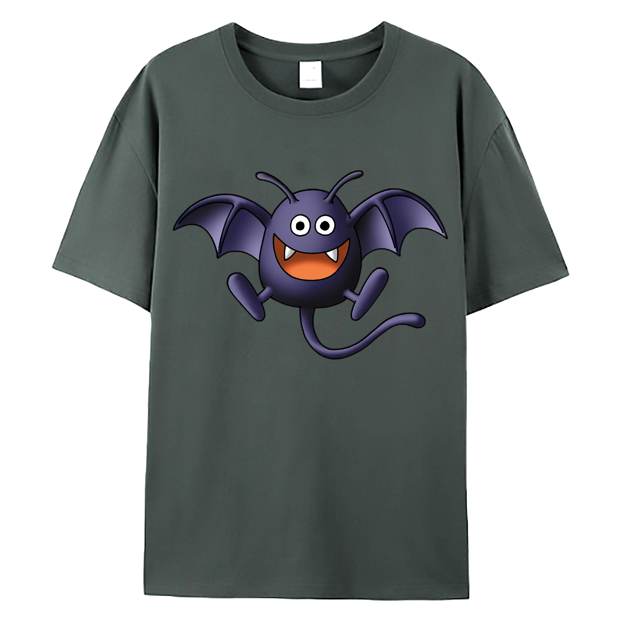 （画像用） ドラゴンクエスト Doragon Kuesuto Dragon Quest 綿100％ メンズ半袖Tシャツ｜肌触りやわらか＆通気性